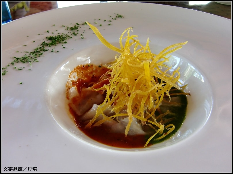 套餐前菜－波隆納義大利餃佐奶油菠菜醬