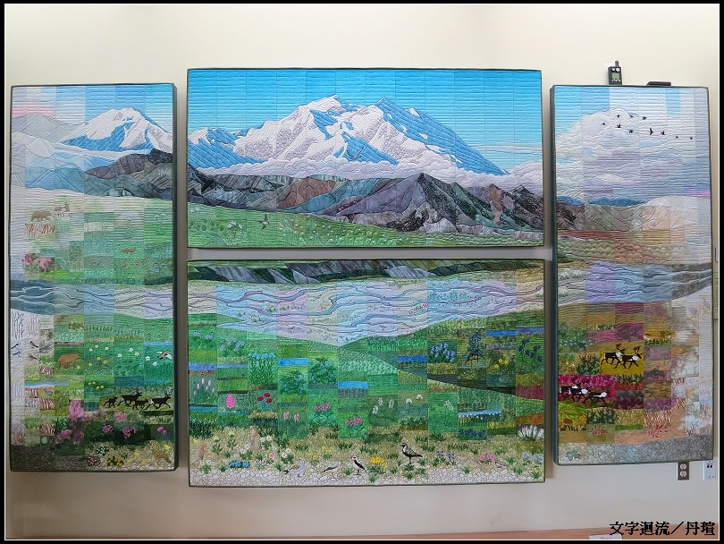 在EIELSON VISITOR CENTER休息