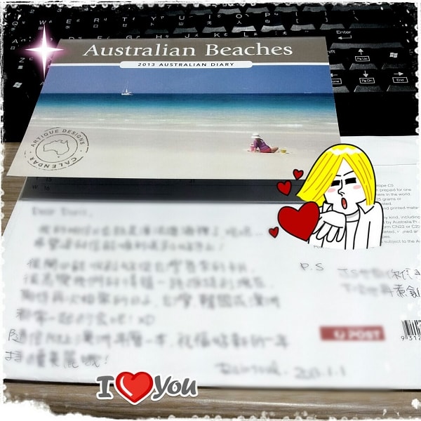 2013/01/14澳洲來的祝福