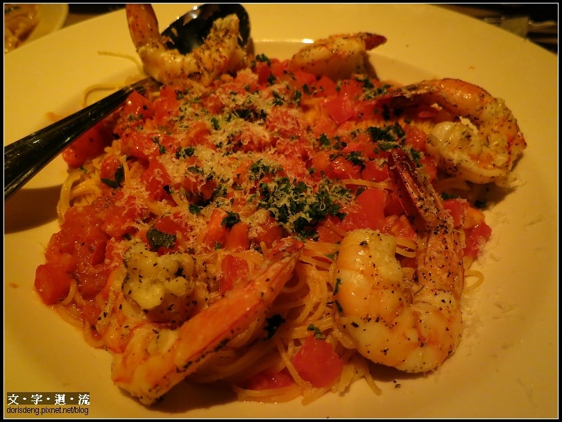 Shrimp with Angel Hair