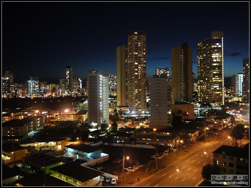 民宿外夜景