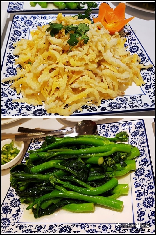 小魚和青菜很爽脆