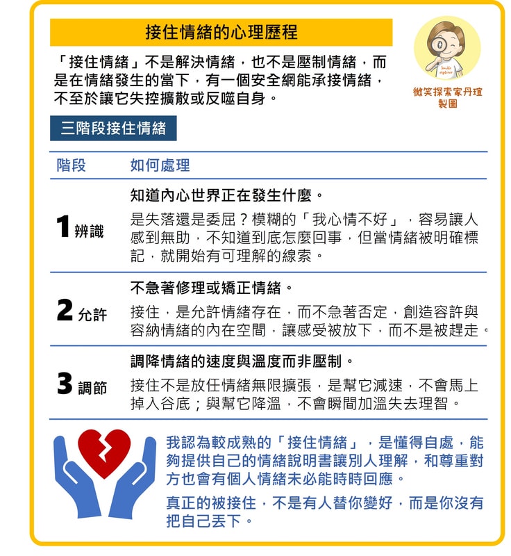 接住情緒，是後天學會的心靈技能